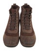 UGG Suede Colorblock Pattern Combat Boots