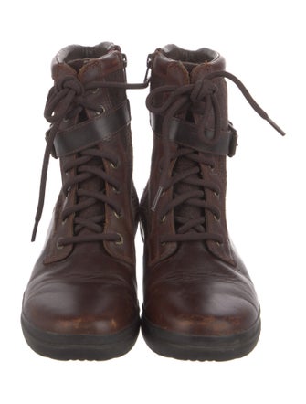 UGG Leather Combat Boots