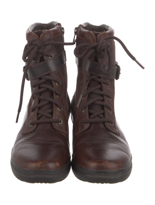 UGG Leather Combat Boots