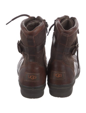 UGG Leather Combat Boots