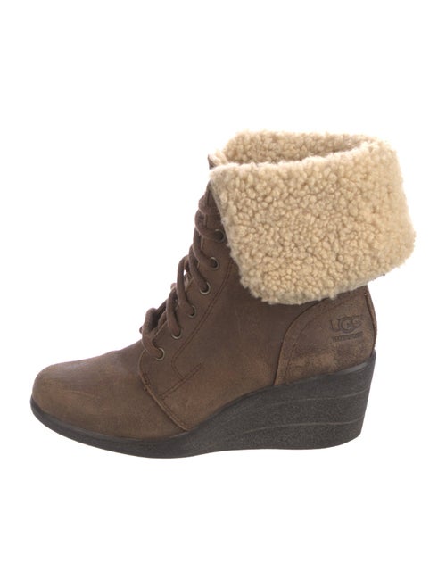 UGG Suede Lace-Up Boots