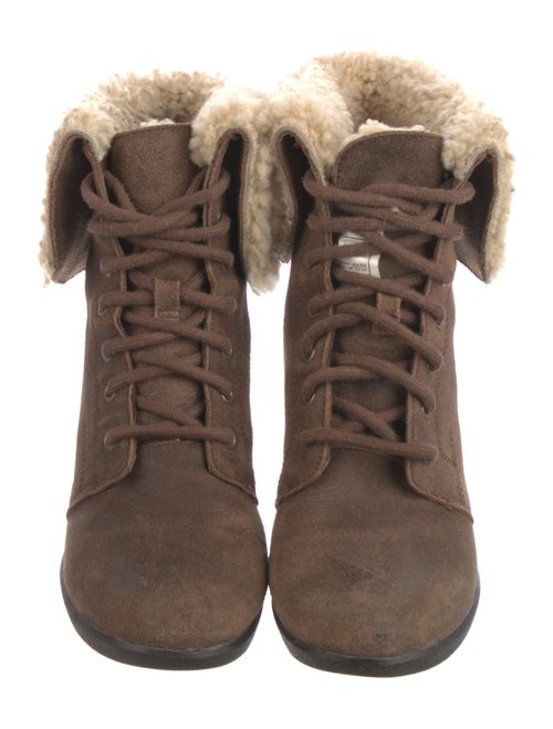 UGG Suede Lace-Up Boots