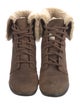 UGG Suede Lace-Up Boots