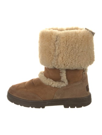 UGG Suede Lace-Up Boots