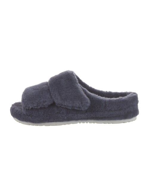 UGG Shearling Fur Trim Slides