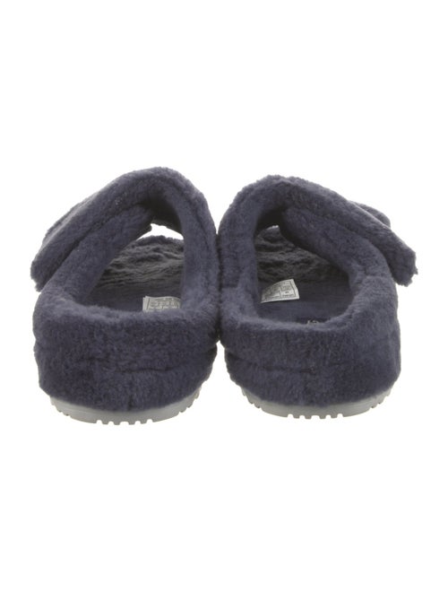 UGG Shearling Fur Trim Slides