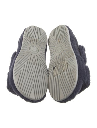 UGG Shearling Fur Trim Slides
