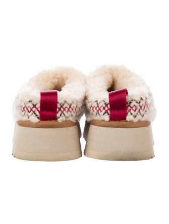 UGG Shearling Embroidered Accent Espadrilles