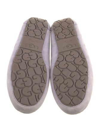 UGG Suede Embroidered Accent Moccasins