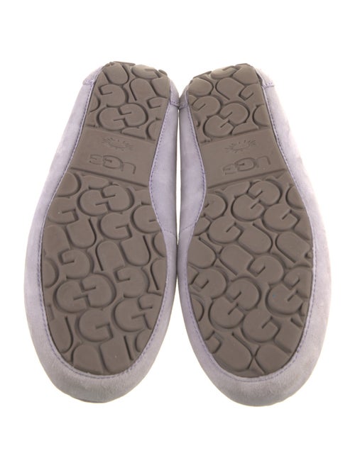 UGG Suede Embroidered Accent Moccasins
