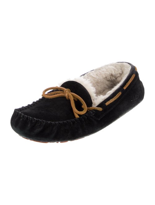 UGG Suede Bow Accents Moccasins