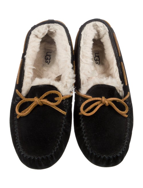 UGG Suede Bow Accents Moccasins