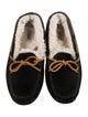 UGG Suede Bow Accents Moccasins