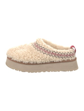 UGG Shearling Embroidered Accent Sneakers
