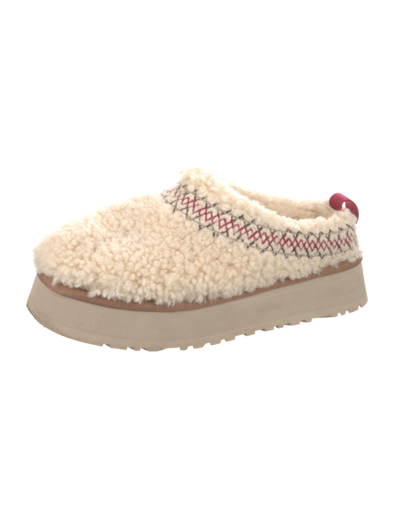 UGG Shearling Embroidered Accent Sneakers