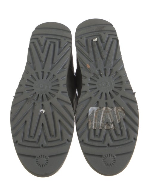 UGG Suede Fur Trim Boots