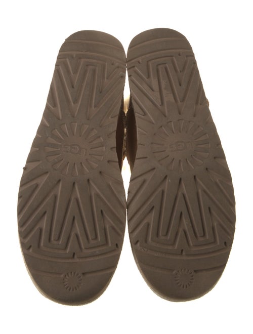 UGG Suede Fur Trim Boots