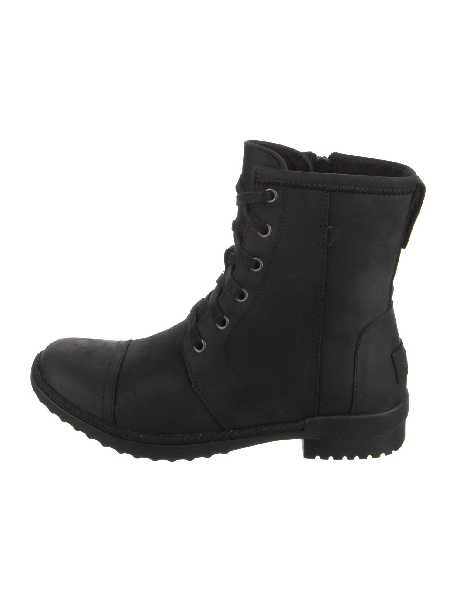 UGG Leather Combat Boots