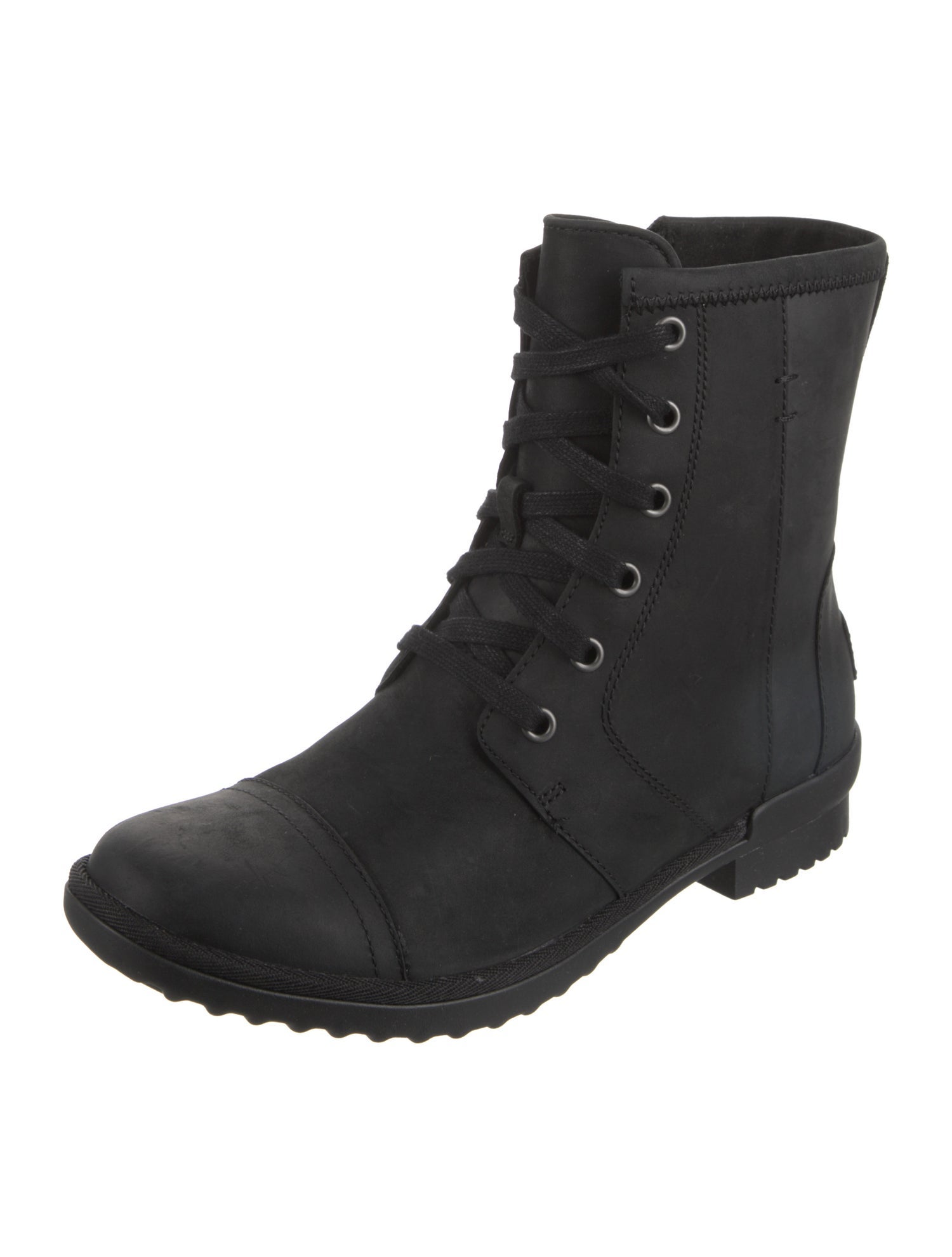 UGG Leather Combat Boots