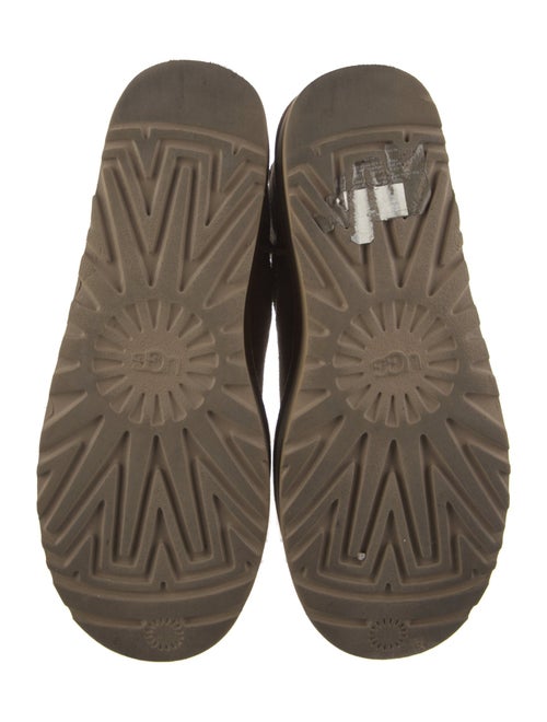 UGG Suede Fur Trim Boots