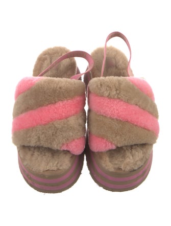 UGG Shearling Printed Espadrilles