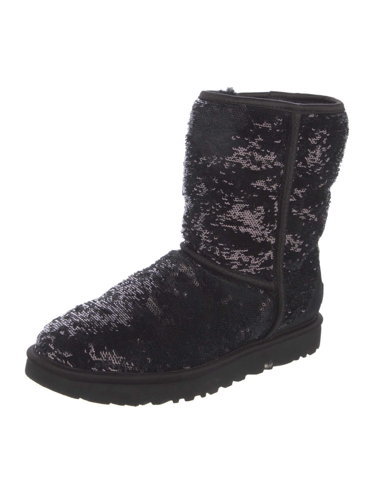 UGG Sequins Sequin Embellishments Combat Boots