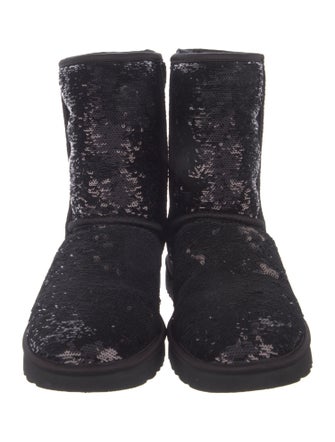 UGG Sequins Sequin Embellishments Combat Boots
