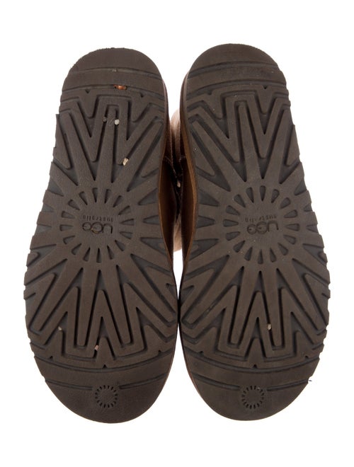 UGG Suede Fur Trim Boots