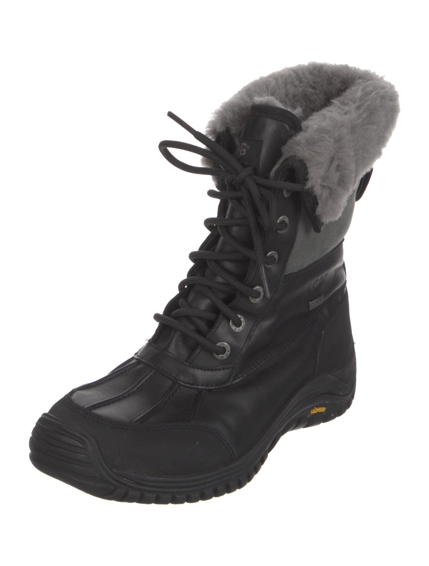 UGG Leather Lace-Up Boots