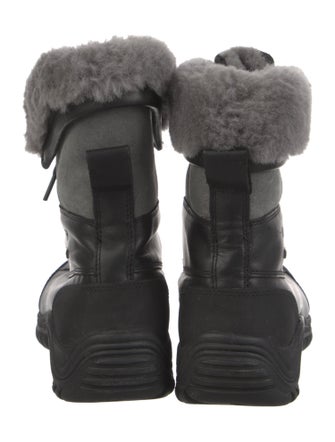 UGG Leather Lace-Up Boots
