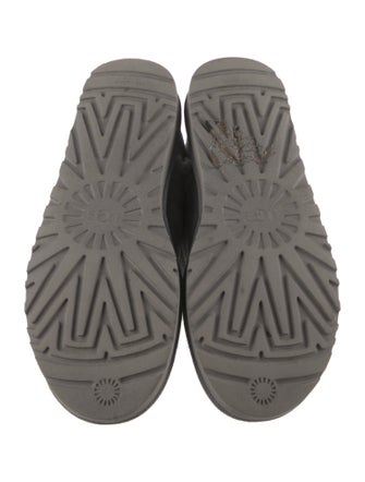 UGG Suede Fur Trim Boots