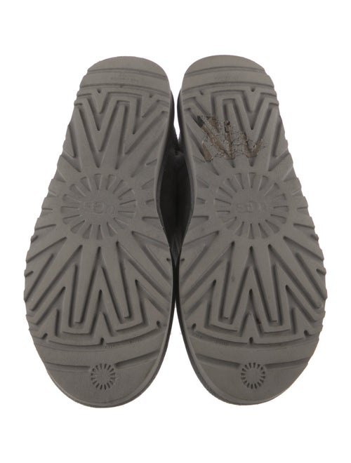 UGG Suede Fur Trim Boots