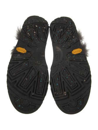 UGG Leather Whipstitch Trim Lace-Up Boots