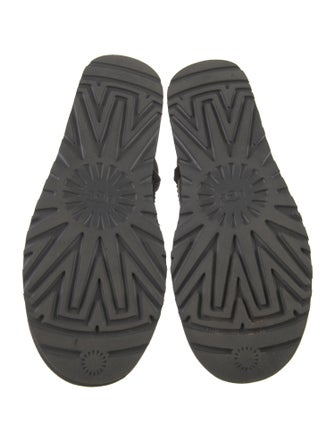 UGG Suede Faux Fur Trim Boots