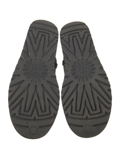 UGG Suede Faux Fur Trim Boots