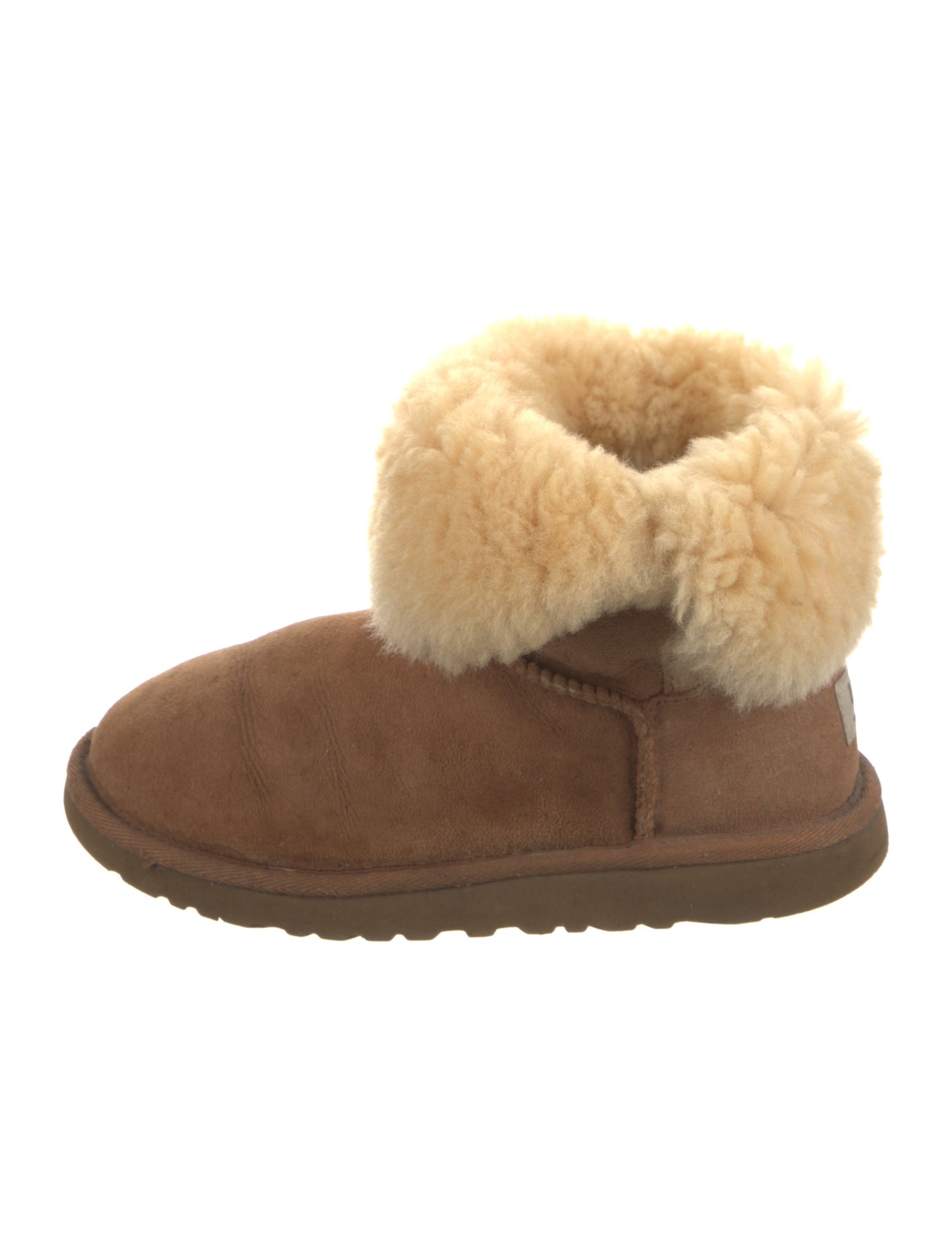 UGG Suede Colorblock Pattern Boots