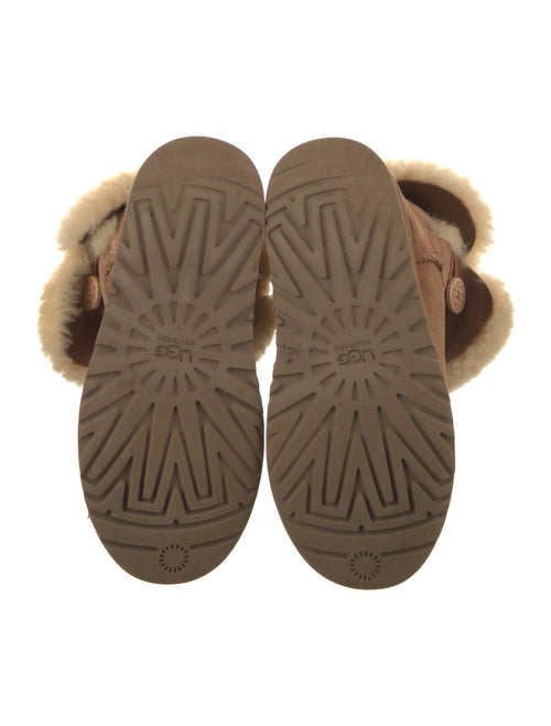 UGG Suede Colorblock Pattern Boots