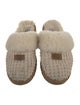 UGG Printed Fur Trim Slippers