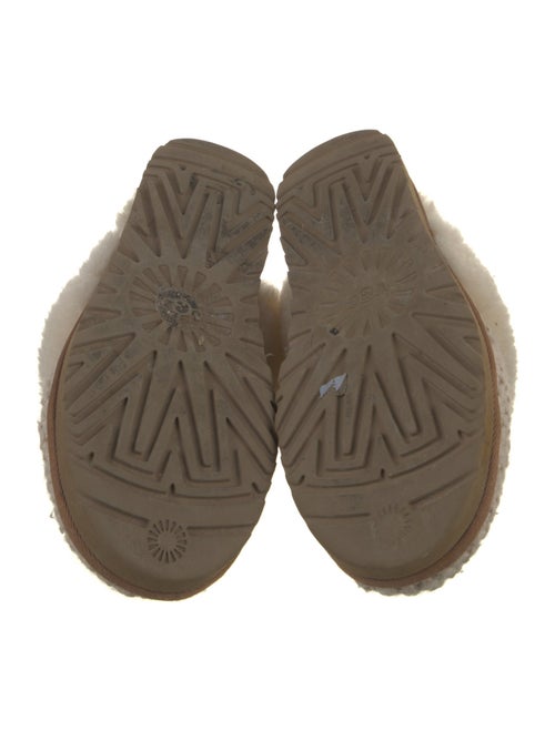 UGG Printed Fur Trim Slippers