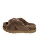UGG Sugar Cross Shearling Slides