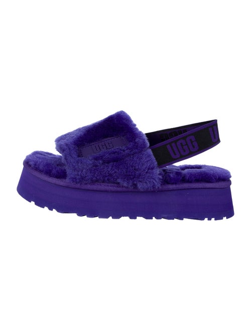 UGG Faux Fur Slingback Sandals