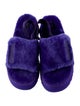 UGG Faux Fur Slingback Sandals