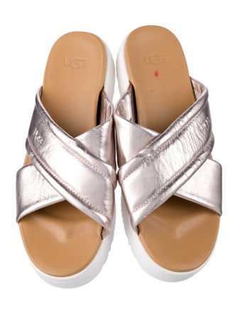 UGG Leather Slides