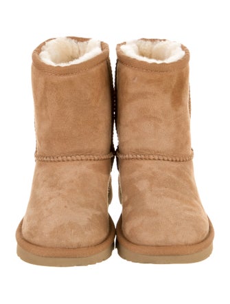 UGG Suede Ankle Rubber Boots