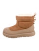 UGG Suede Wool Ankle Flat Rubber Boots