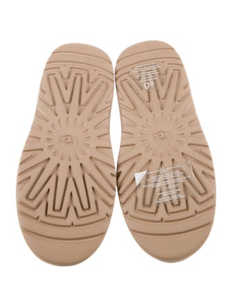 UGG Suede Wool Ankle Flat Rubber Boots