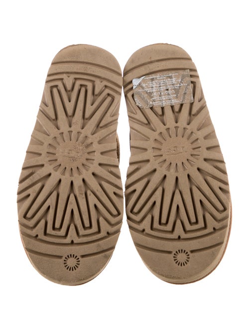 UGG Suede Girls Wool Ankle Rubber Boots