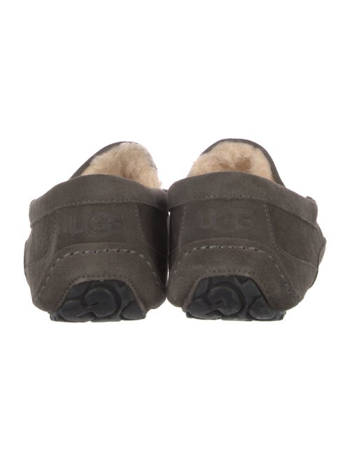 UGG Suede Fur Trim Slippers