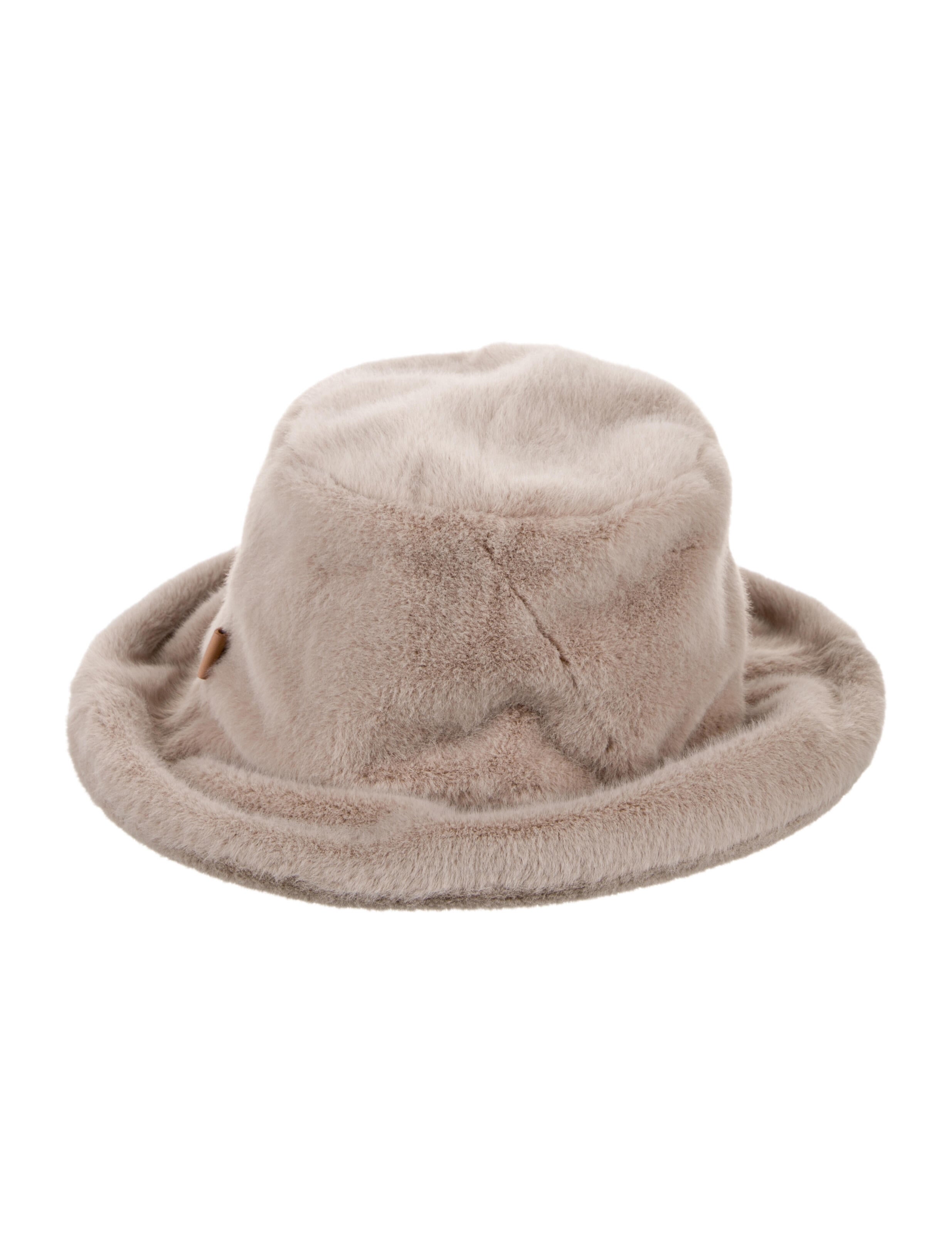UGG Solid Fur Bucket Hat