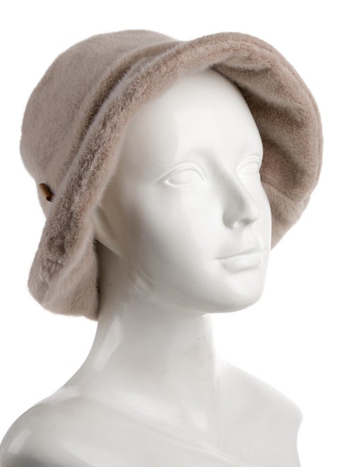 UGG Solid Fur Bucket Hat